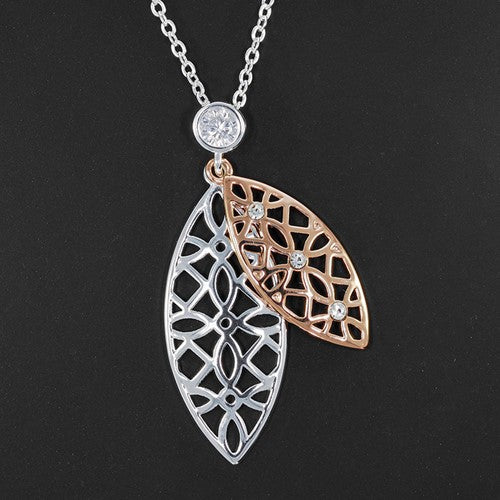 Filigree Two Tone Necklace