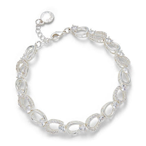 Sparkly Silver Plated Bracelet