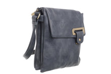 Load image into Gallery viewer, Bessie of London Cross Over Body Bag In Two Colour Options - Black and Grey
