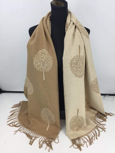 Tree of Life Reversible Scarf In 9 Colours