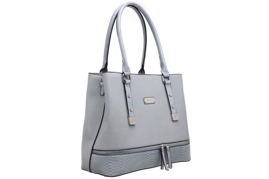 Blue Bessie of London Shoulder Bag with Tassle