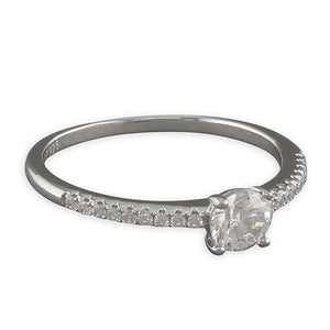 Sterling Silver Cubic Zirconia Ring