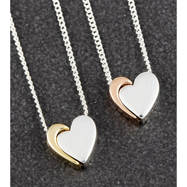 Shop Sydney Evan 14k Two-Tone Gold & Diamond Heart Necklace