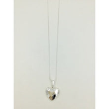 Load image into Gallery viewer, Long Necklace with Small Hammered Heart Pendant - Comes in Rose Gold and Silver
