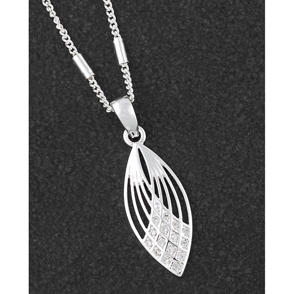 Art Deco Silver Plated Woven Necklace