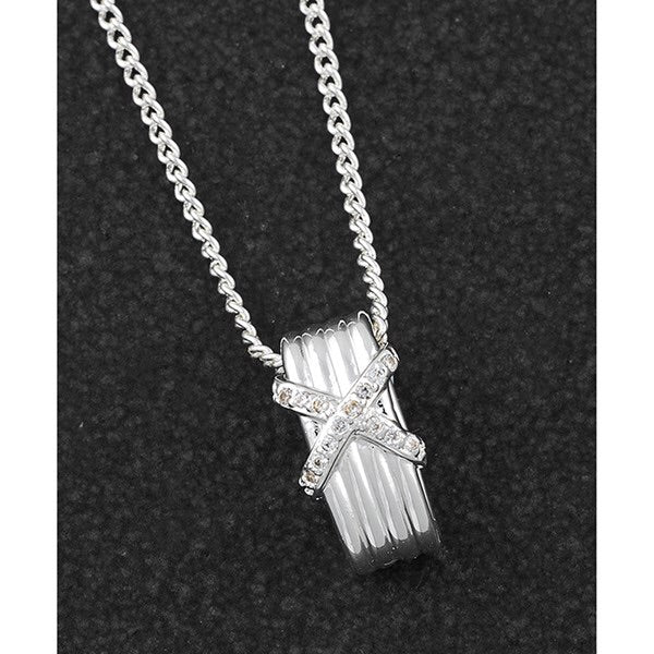 Kiss Collection Silver Plated Necklace
