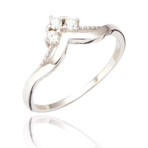 Sterling Silver Tiara Ring