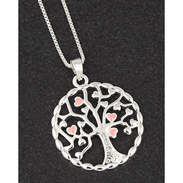 Hand Painted Tree of Life Necklace